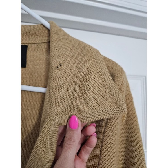 Peruvian Connection Baby Alpaca Wool collared Cardigan - Picture 3 of 6